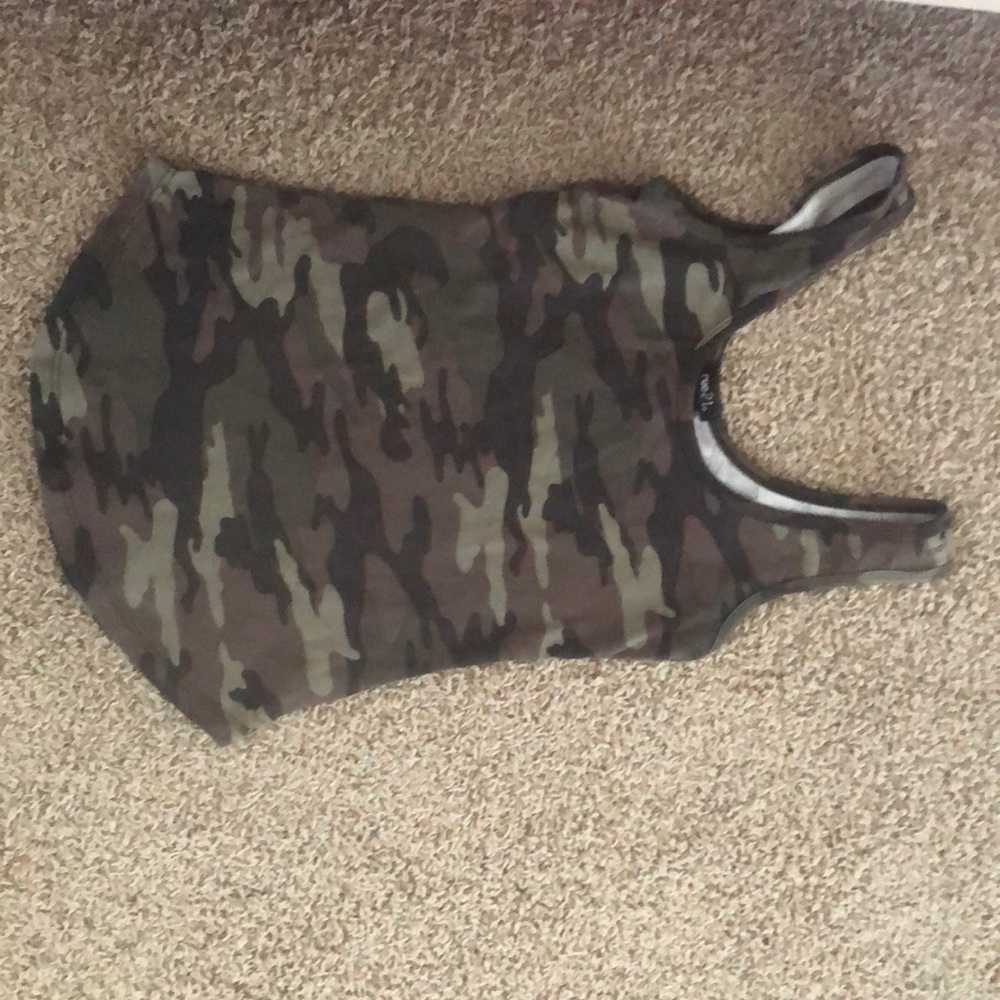 Camo tank top